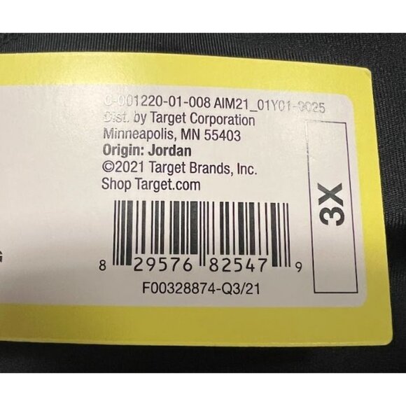 All in Motion Women's Plus Size Sculpted High-Rise 7/8 Leggings 24" Black 3X - Picture 6 of 6